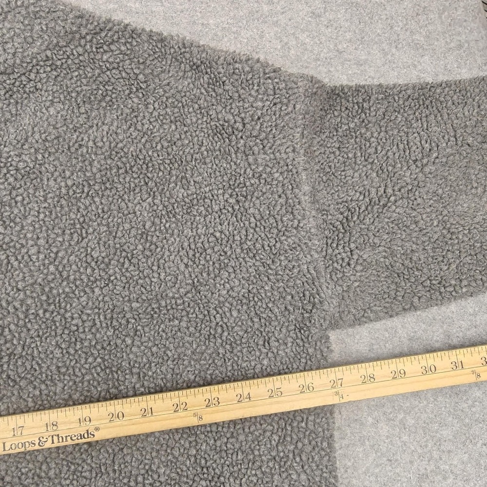 Madewell Coatigan Womens XL Gray Fleece Snap Front Longline Pockets Warm - Picture 8 of 9